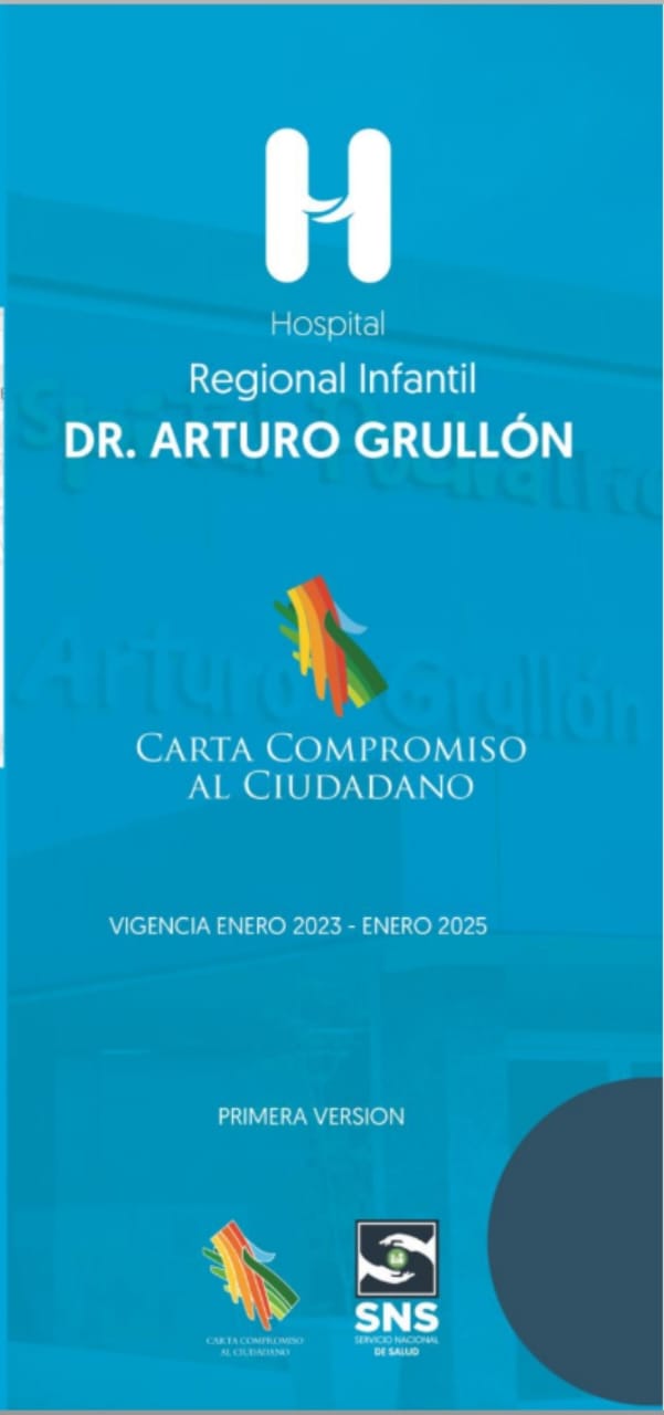 Read more about the article Hospital Infantil Arturo Grullón presenta la Carta Compromiso al Ciudadano 2023-2025