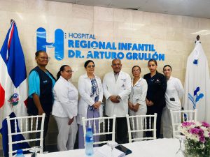 Read more about the article Hospital Pediátrico Arturo Grullón dio inicio oficial a la campaña de vacunación contra la influenza estacionaria